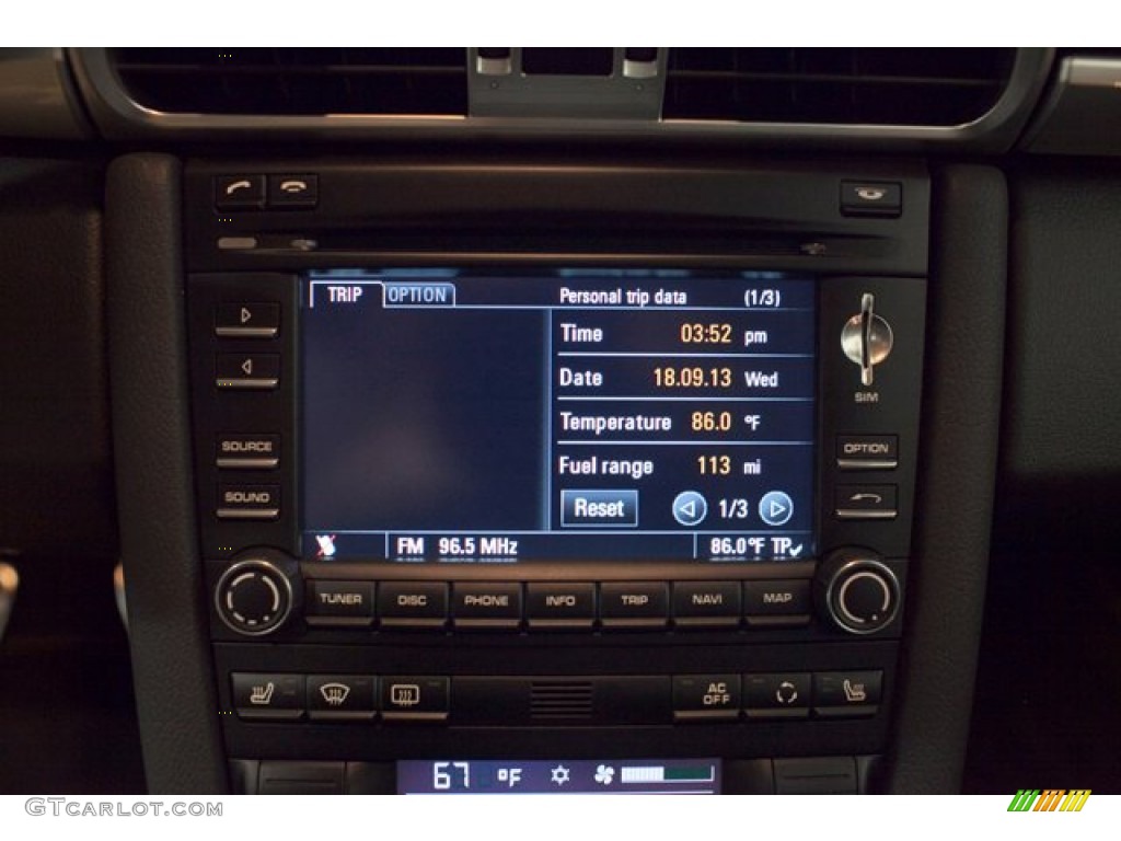 2012 Porsche 911 Black Edition Coupe Controls Photos