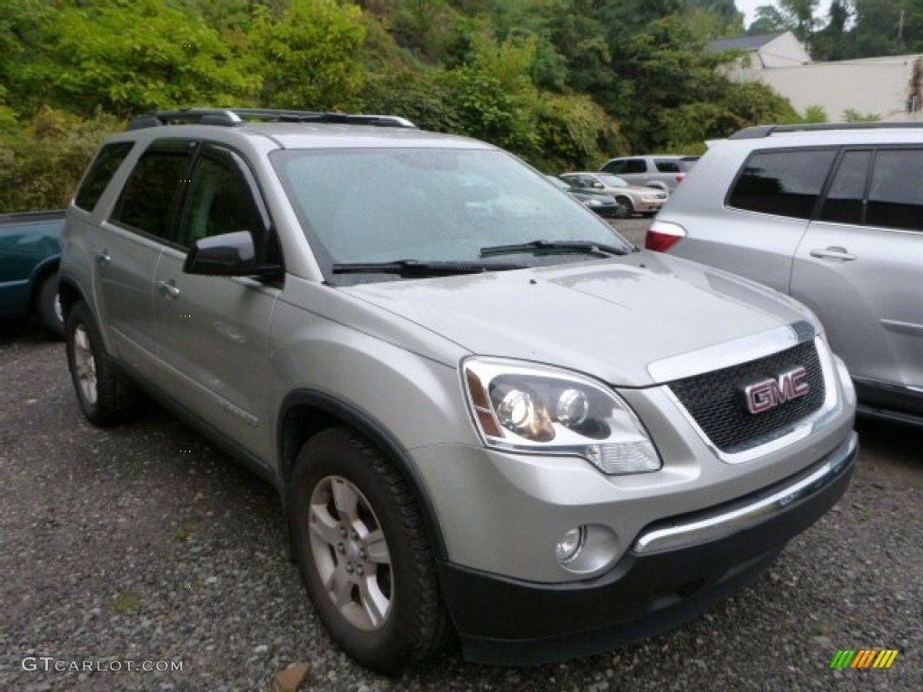 2007 Acadia SLE AWD - Liquid Silver Metallic / Ebony photo #1