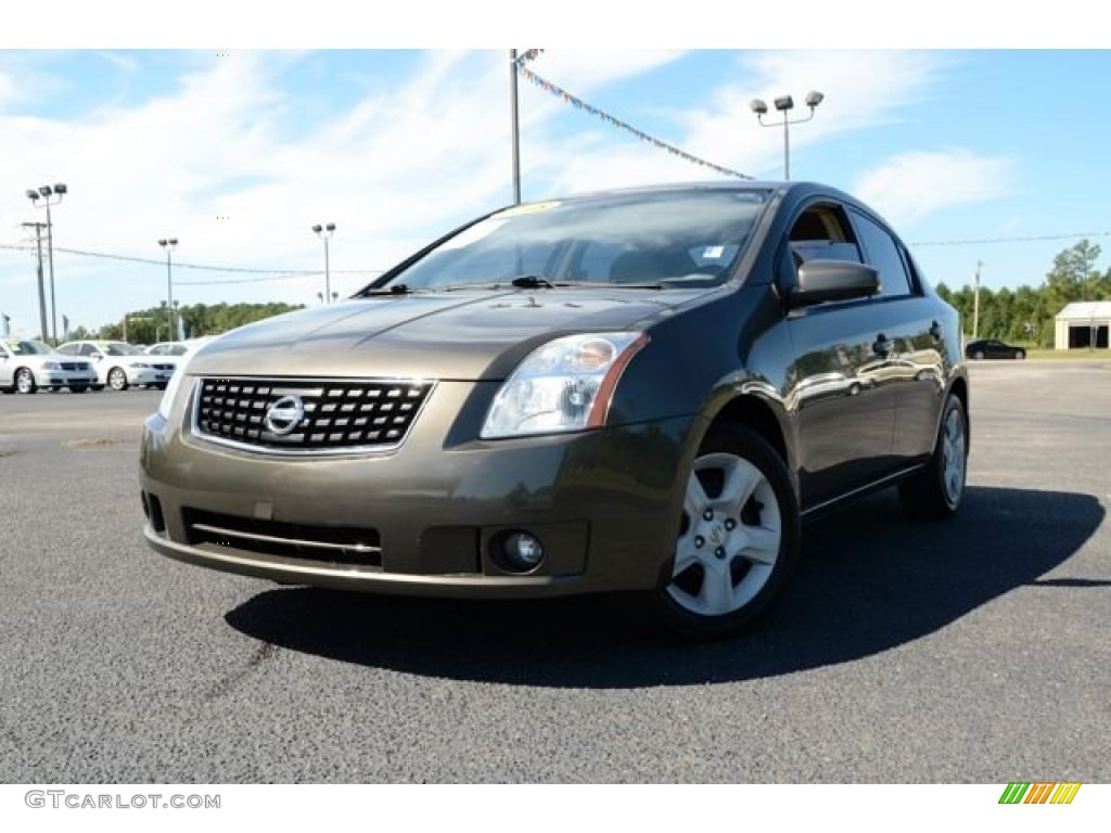 2008 Sentra 2.0 S - Polished Granite / Beige photo #1