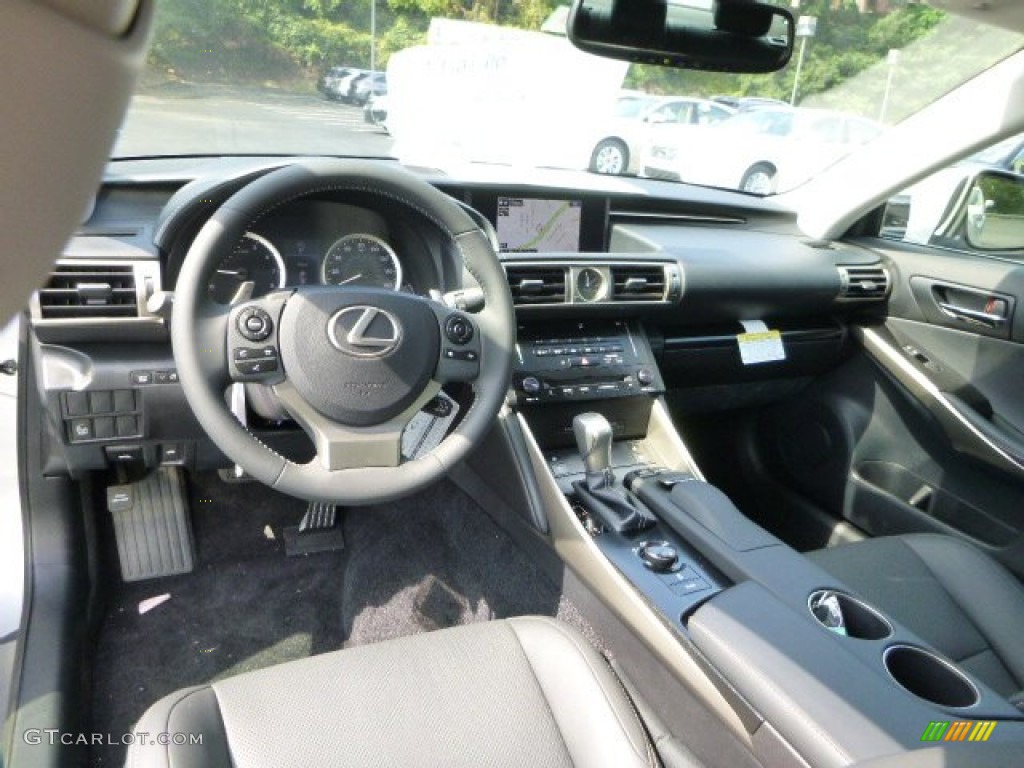 Black Interior 2014 Lexus IS 250 AWD Photo #85932663