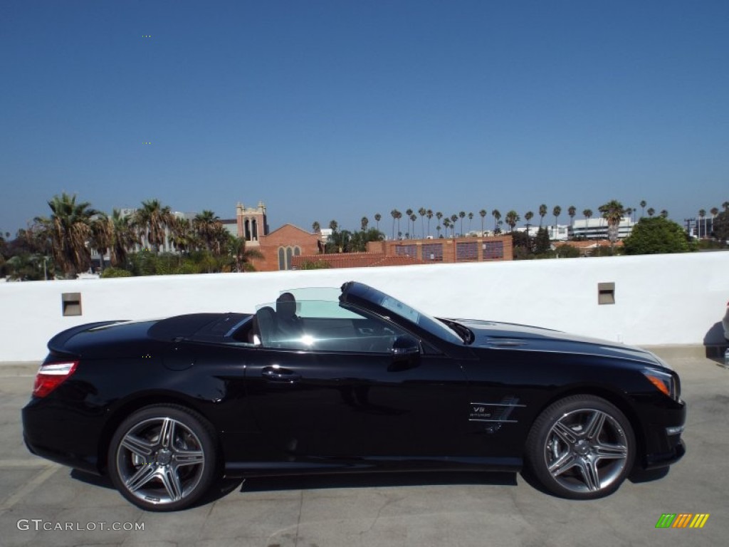Black 2014 Mercedes-Benz SL 63 AMG Roadster Exterior Photo #85934016