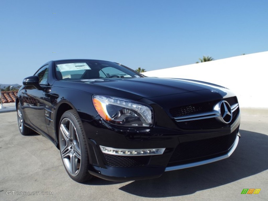 Black 2014 Mercedes-Benz SL 63 AMG Roadster Exterior Photo #85934385