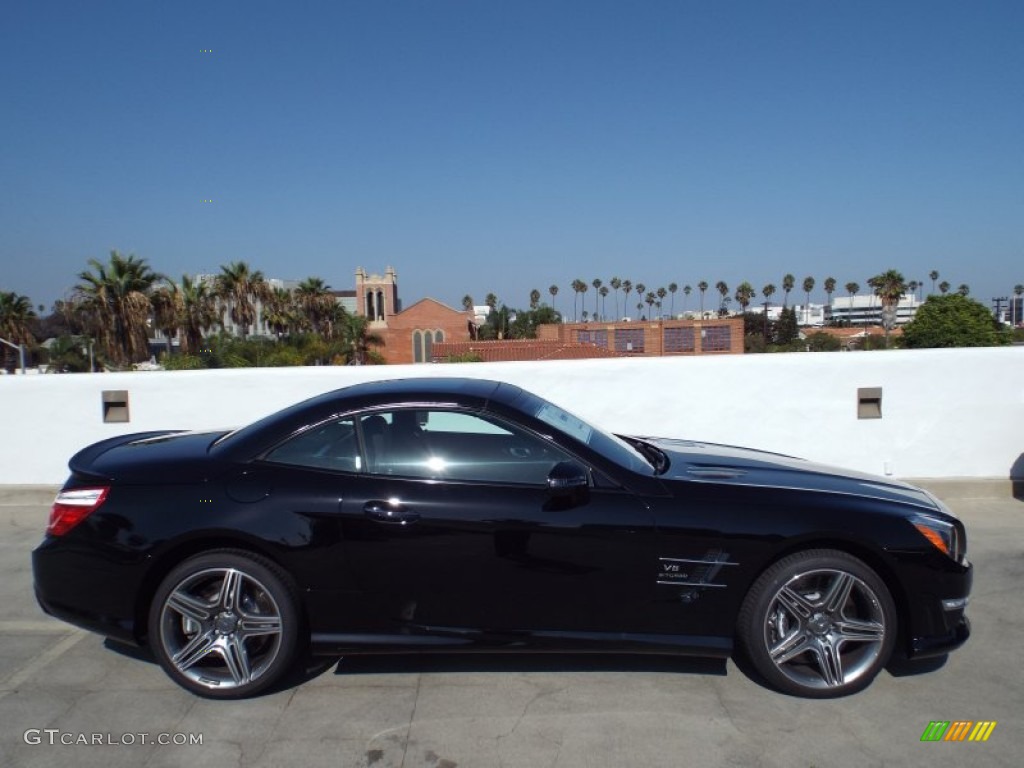 Black 2014 Mercedes-Benz SL 63 AMG Roadster Exterior Photo #85934415