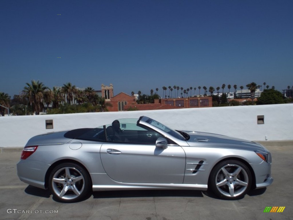 Iridium Silver Metallic 2014 Mercedes-Benz SL 550 Roadster Exterior Photo #85934565