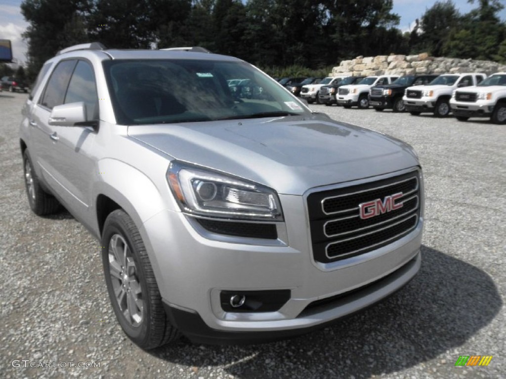Quicksilver Metallic 2014 GMC Acadia SLT AWD Exterior Photo #85934613