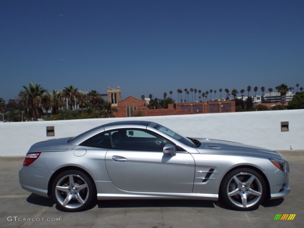 Iridium Silver Metallic 2014 Mercedes-Benz SL 550 Roadster Exterior Photo #85934663