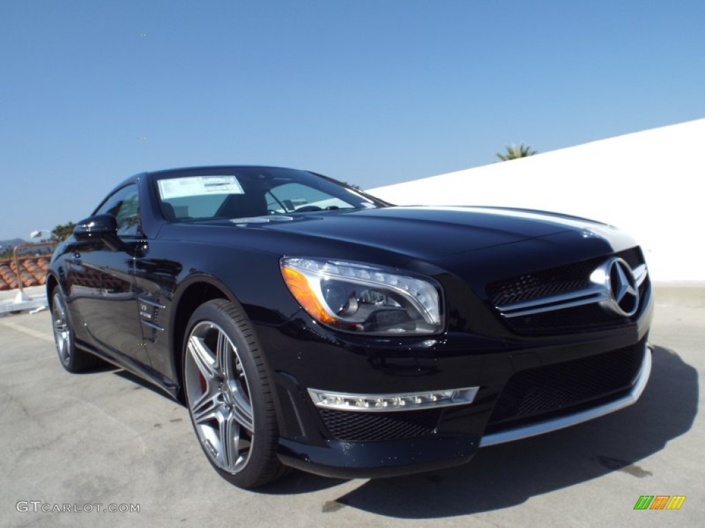 Black 2014 Mercedes-Benz SL 63 AMG Roadster Exterior Photo #85935126