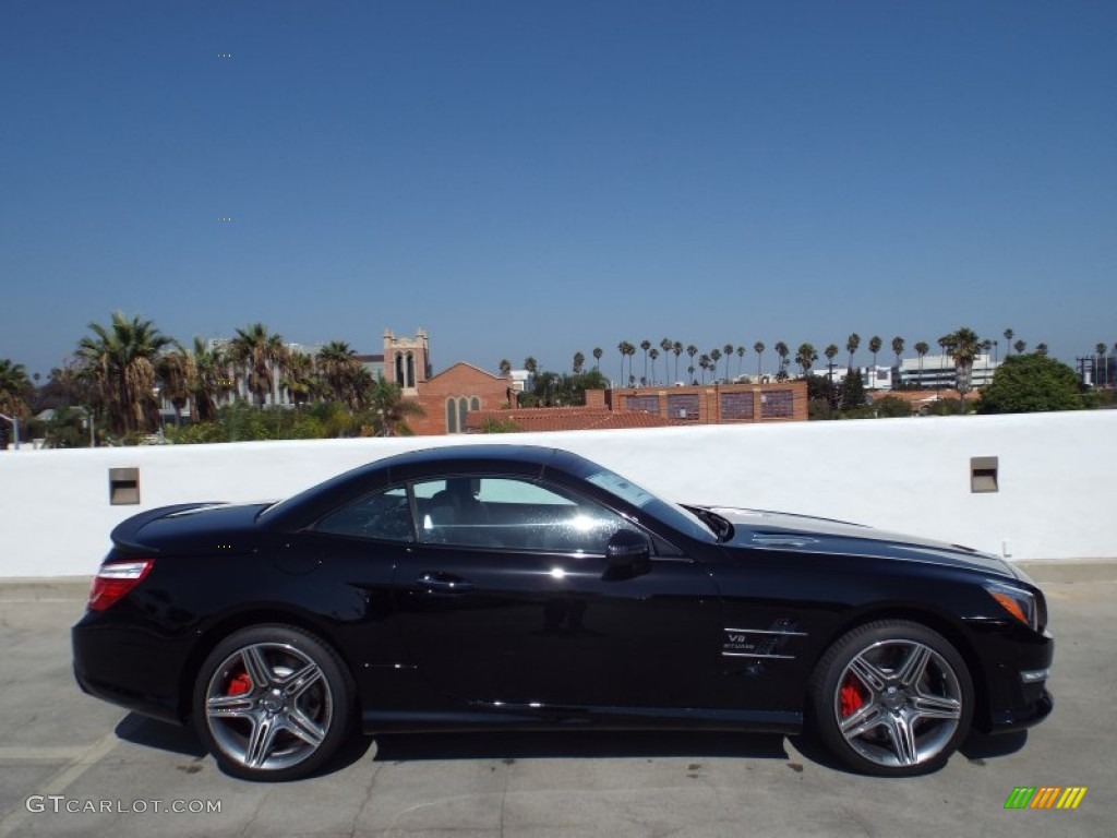 Black 2014 Mercedes-Benz SL 63 AMG Roadster Exterior Photo #85935150