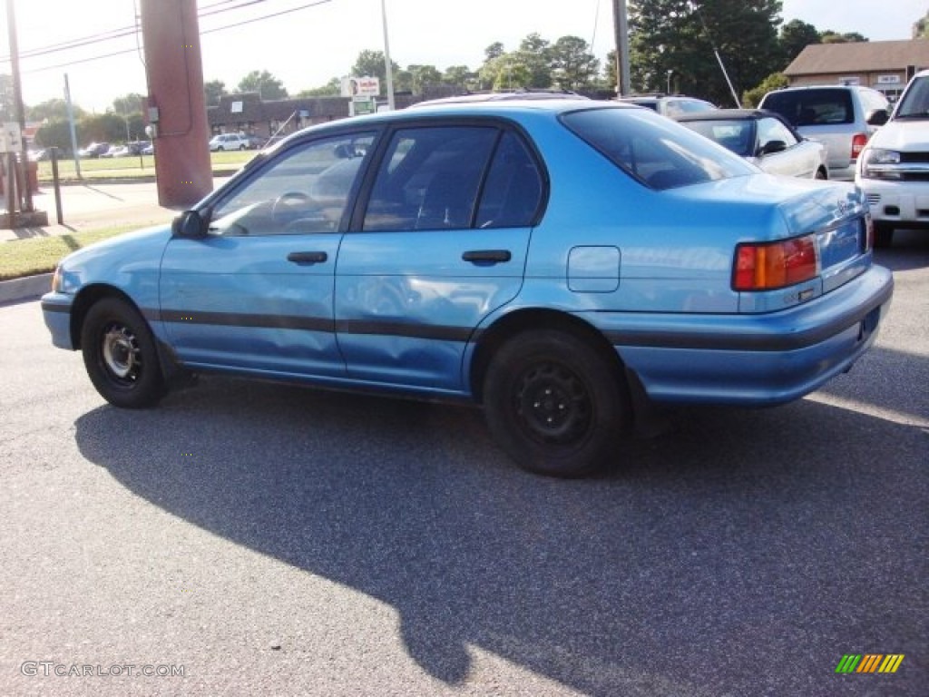 1994 Tercel DX Sedan - Blue Metallic / Gray photo #3