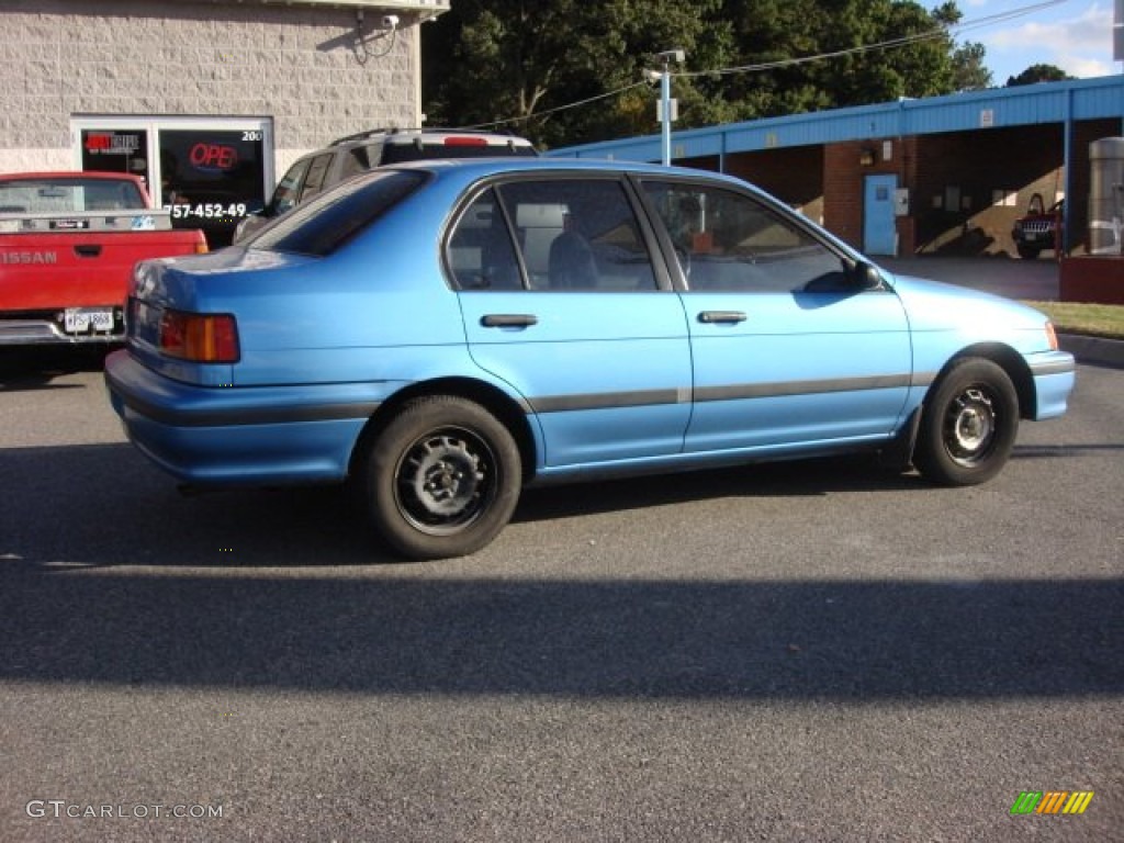 1994 Tercel DX Sedan - Blue Metallic / Gray photo #4