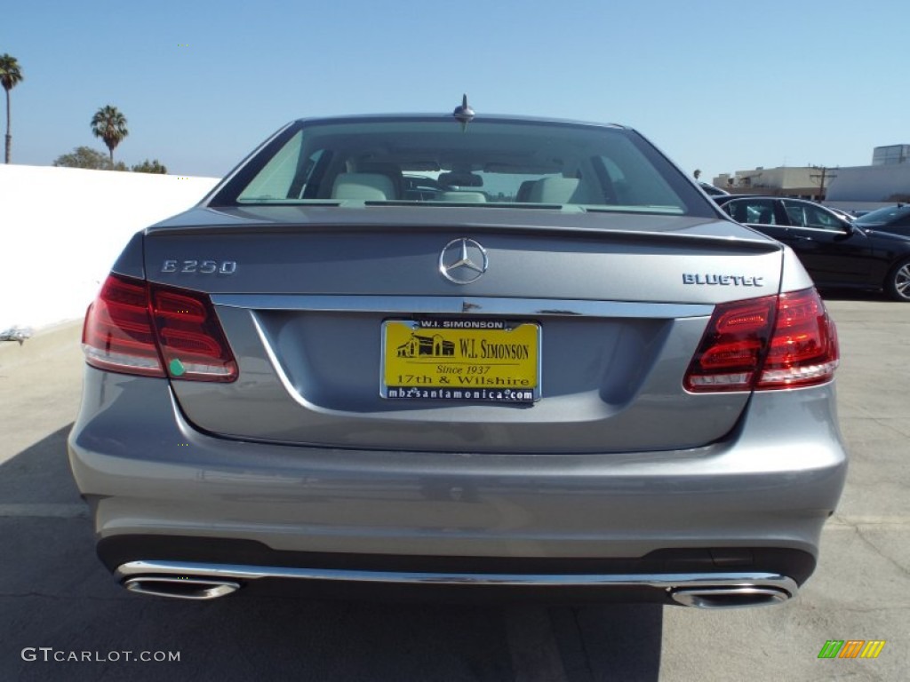 2014 E E250 BlueTEC Sedan - Paladium Silver Metallic / Gray/Dark Gray photo #5