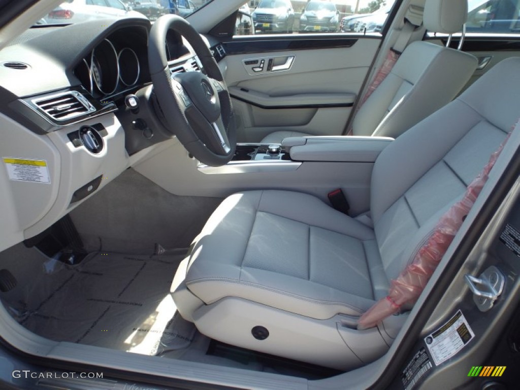 Gray/Dark Gray Interior 2014 Mercedes-Benz E E250 BlueTEC Sedan Photo #85935714