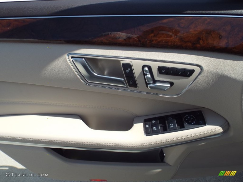 2014 E 350 Sport Sedan - Diamond White Metallic / Silk Beige/Espresso Brown photo #6