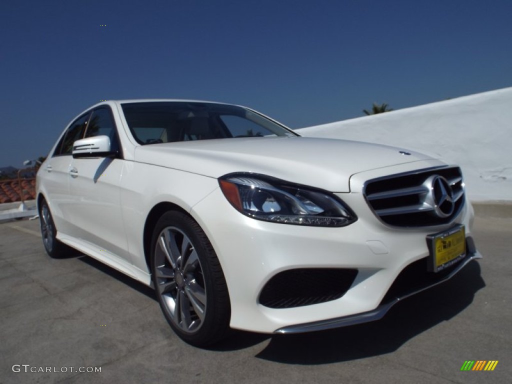 2014 E 350 Sport Sedan - Diamond White Metallic / Silk Beige/Espresso Brown photo #11
