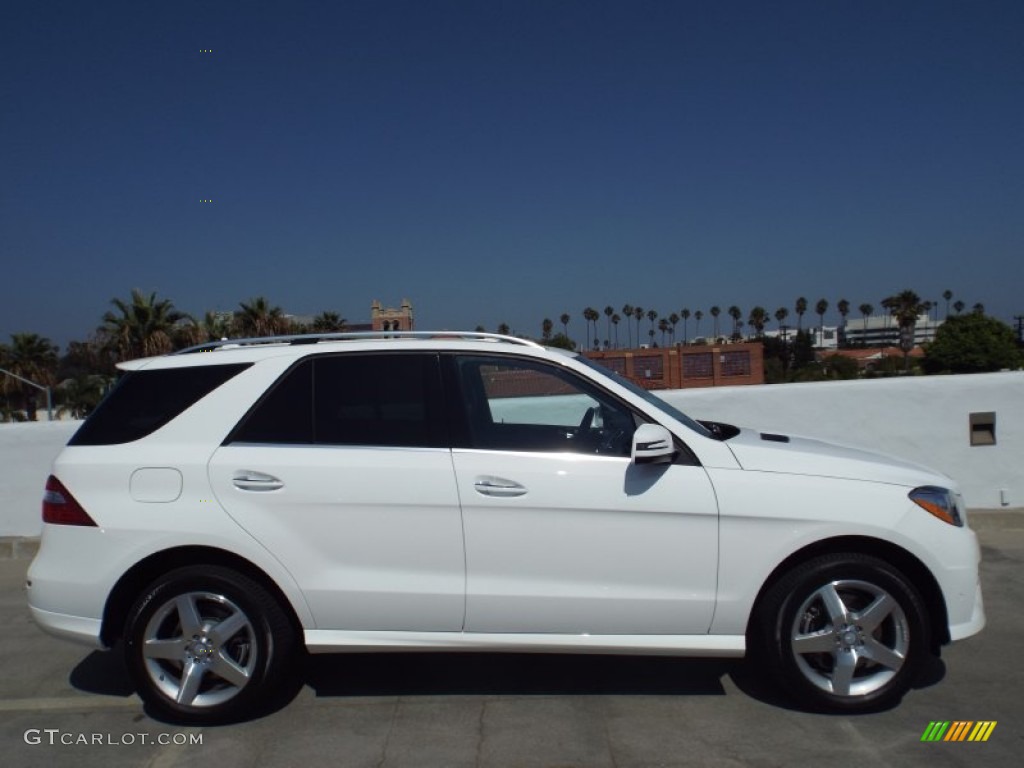 Polar White 2014 Mercedes-Benz ML 350 BlueTEC 4Matic Exterior Photo #85936725