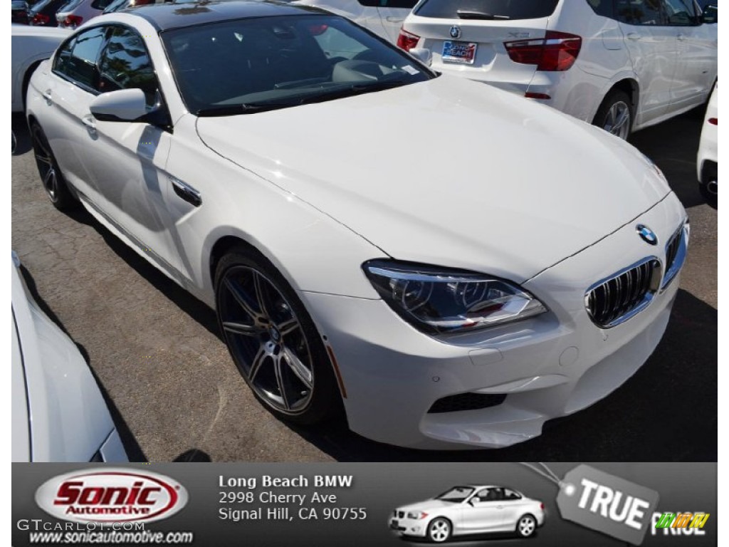 2014 M6 Gran Coupe - Alpine White / Black photo #1