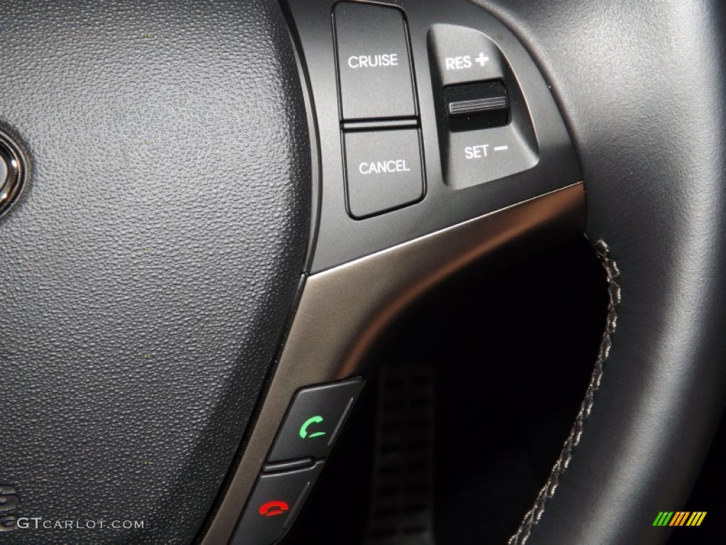 2013 Genesis Coupe 3.8 Track - Circuit Silver / Black Leather photo #27