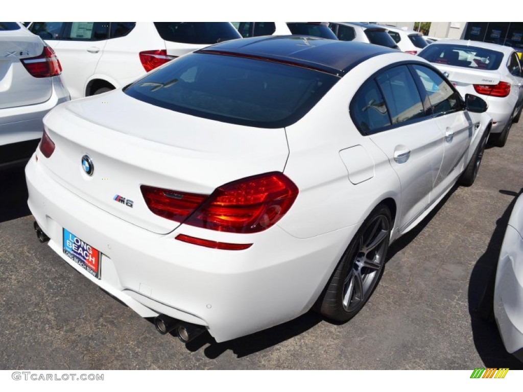 2014 M6 Gran Coupe - Alpine White / Black photo #3