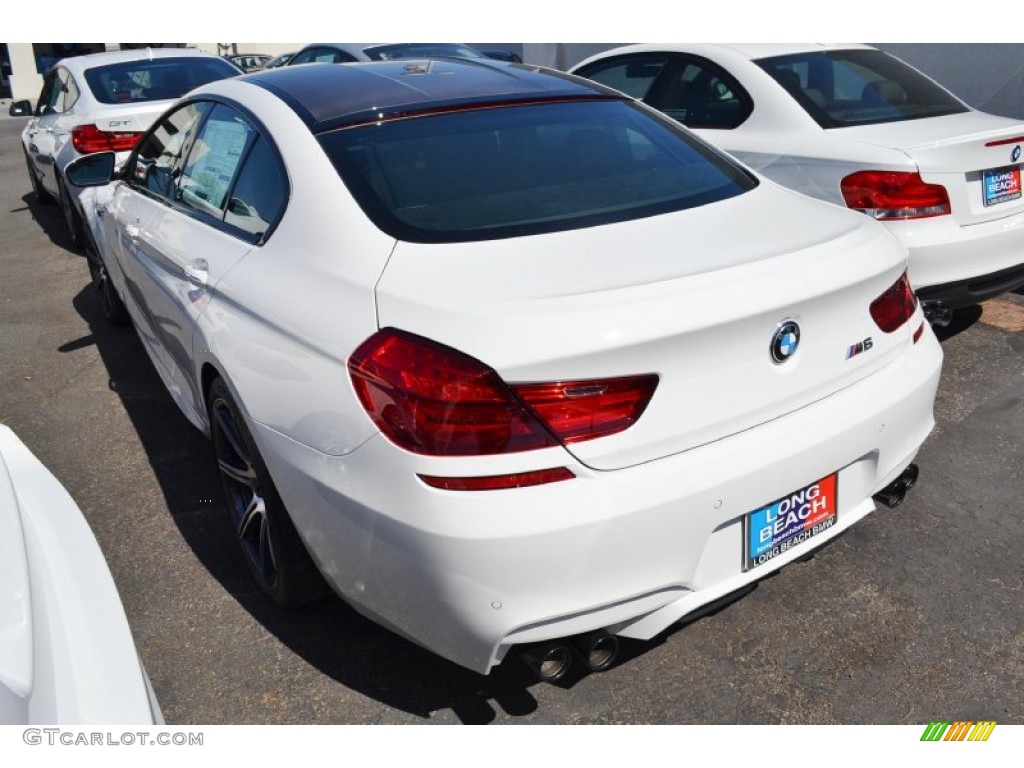 2014 M6 Gran Coupe - Alpine White / Black photo #4