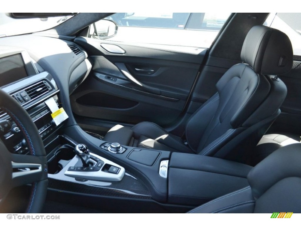 Black Interior 2014 BMW M6 Gran Coupe Photo #85937247