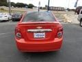 Inferno Orange Metallic - Sonic LT Sedan Photo No. 8