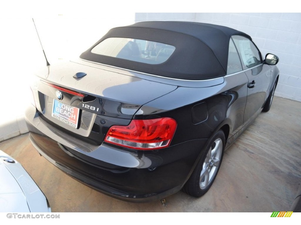 2013 1 Series 128i Convertible - Jet Black / Black photo #4