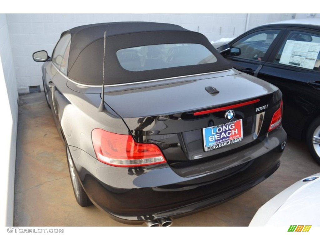 2013 1 Series 128i Convertible - Jet Black / Black photo #5