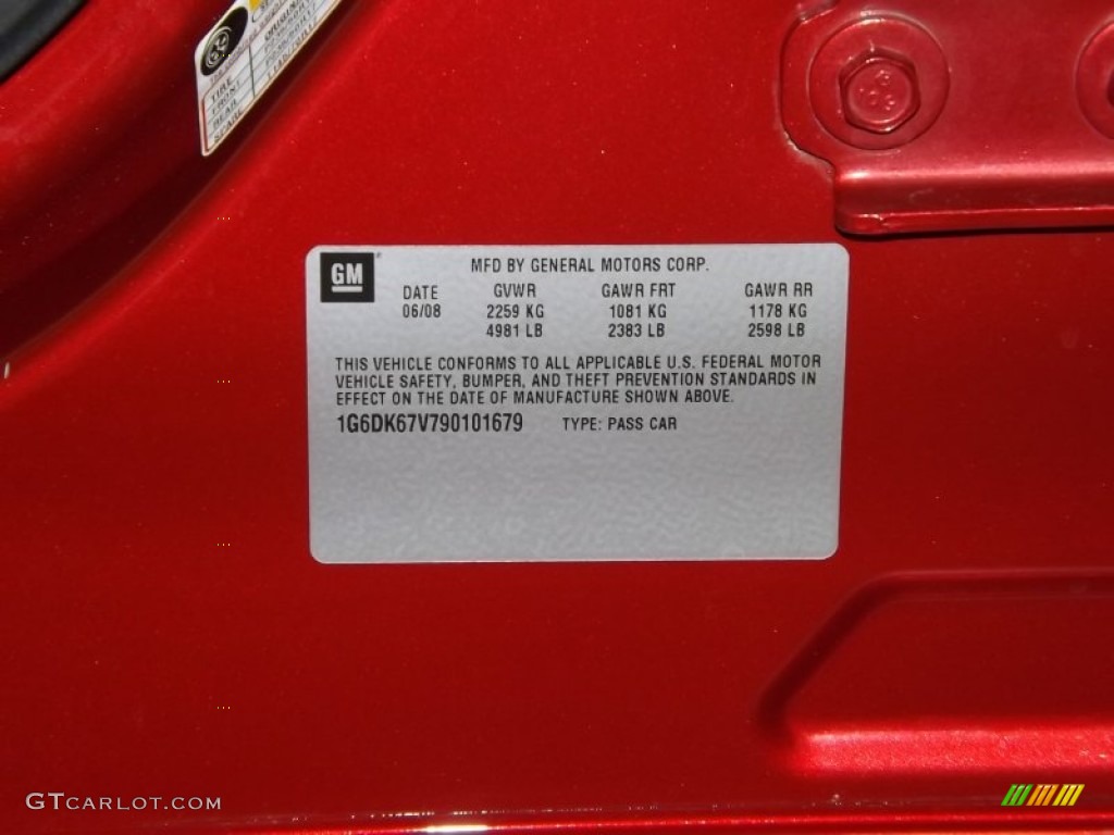 2009 STS V6 - Crystal Red / Cashmere photo #34
