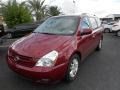 Claret Red 2009 Kia Sedona EX