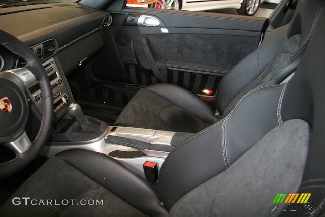 2007 911 GT3 RS - Arctic Silver Metallic/Orange / Black photo #32