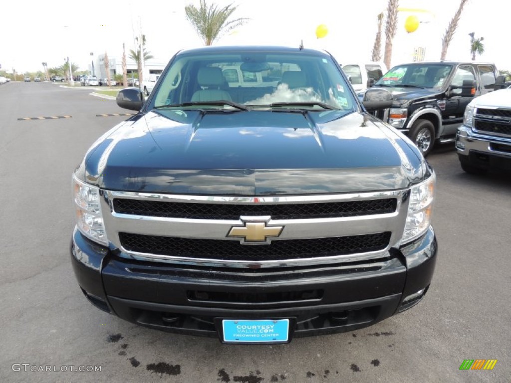 2009 Silverado 1500 LTZ Crew Cab 4x4 - Black Granite Metallic / Light Titanium photo #2