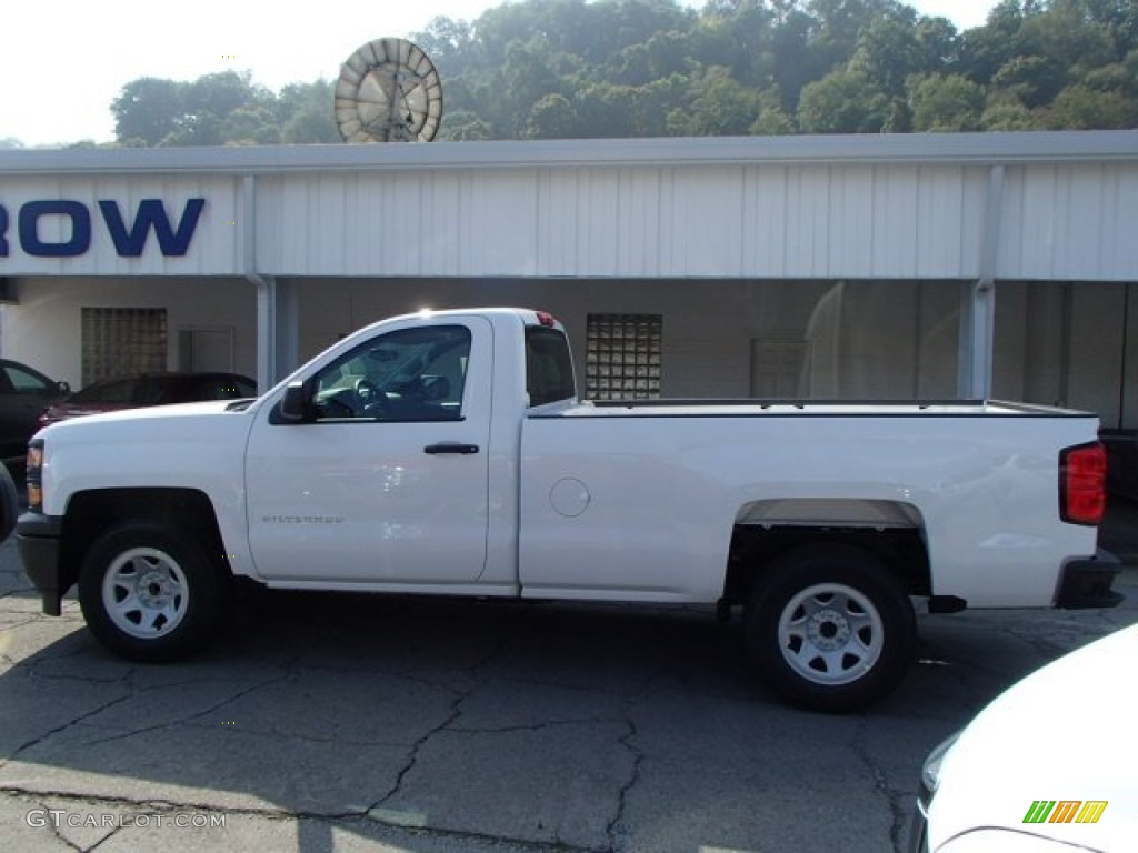 2014 Silverado 1500 WT Regular Cab - Summit White / Jet Black/Dark Ash photo #5