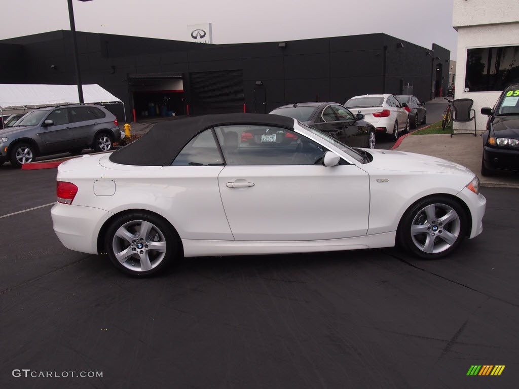 Alpine White 2008 BMW 1 Series 135i Convertible Exterior Photo #85940774