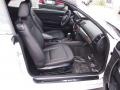 2008 BMW 1 Series Black Interior Front Seat Photo