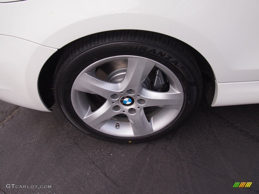 2008 1 Series 135i Convertible - Alpine White / Black photo #7