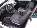 2008 BMW 1 Series Black Interior Interior Photo
