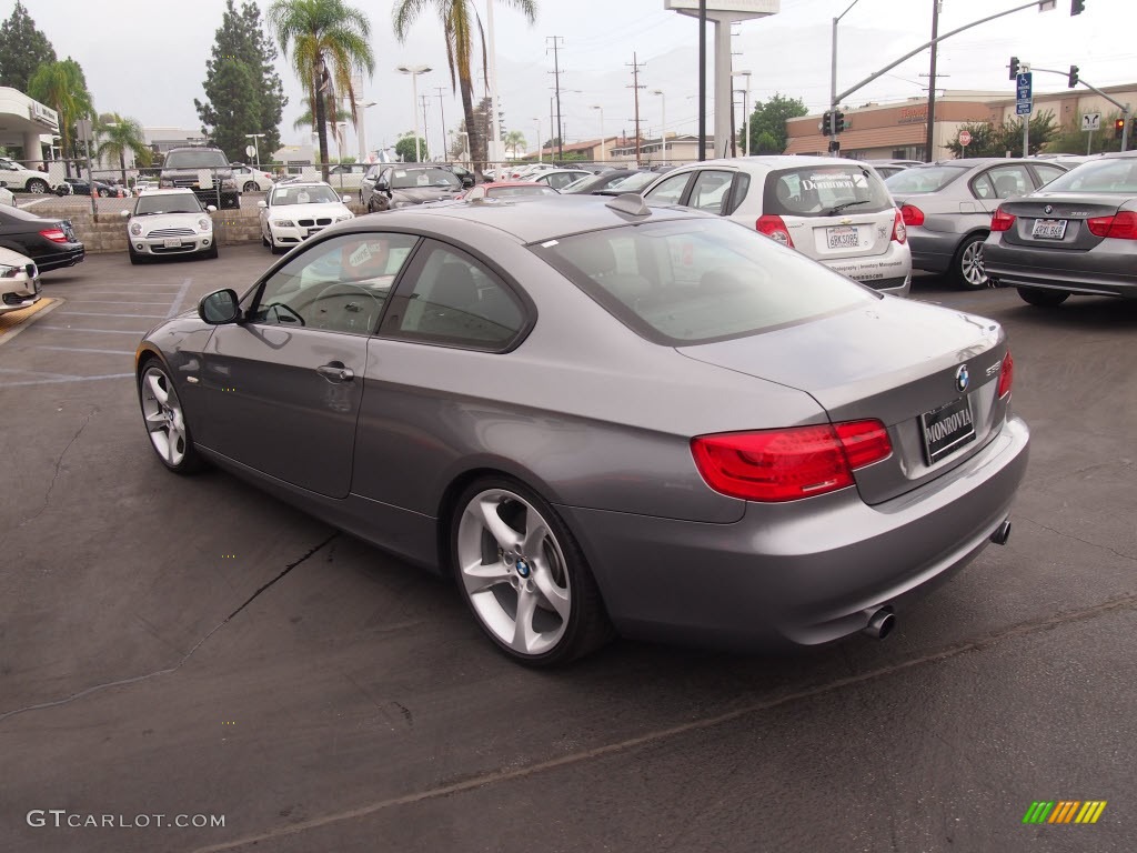 2011 3 Series 335i Coupe - Space Gray Metallic / Black photo #9