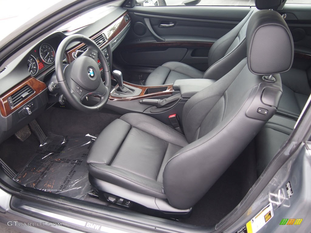 2011 3 Series 335i Coupe - Space Gray Metallic / Black photo #12