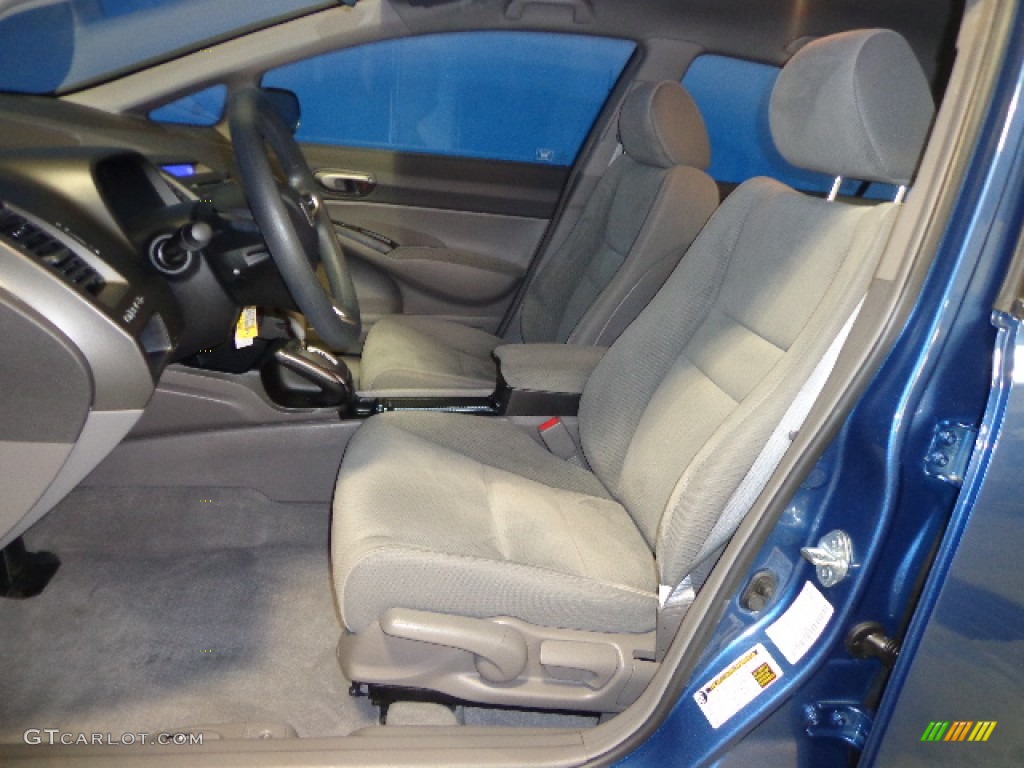 2011 Civic LX Sedan - Dyno Blue Pearl / Gray photo #19