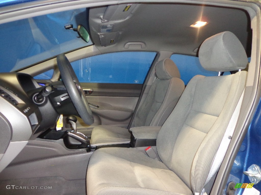2011 Civic LX Sedan - Dyno Blue Pearl / Gray photo #20