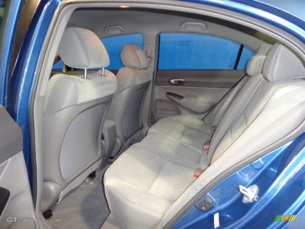 2011 Civic LX Sedan - Dyno Blue Pearl / Gray photo #25