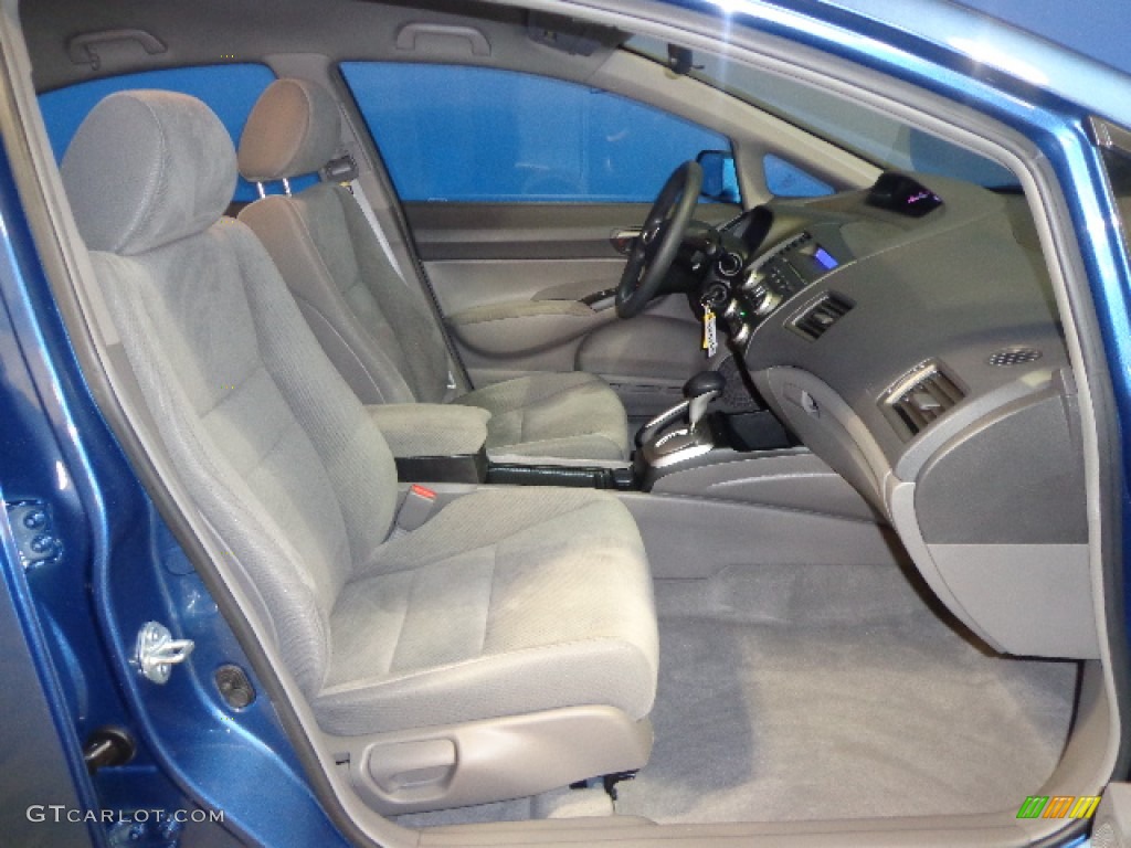 2011 Civic LX Sedan - Dyno Blue Pearl / Gray photo #29