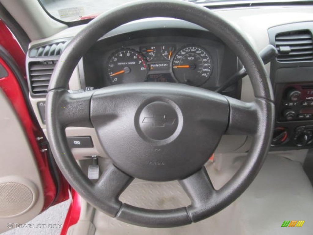 2006 Chevrolet Colorado Regular Cab Medium Pewter Steering Wheel Photo #85942734