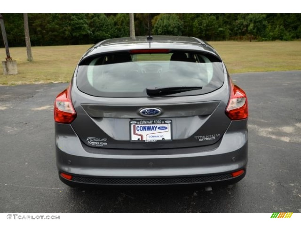 2014 Focus Titanium Hatchback - Sterling Gray / Charcoal Black photo #7