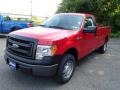 2013 Vermillion Red Ford F150 XL Regular Cab 4x4  photo #4