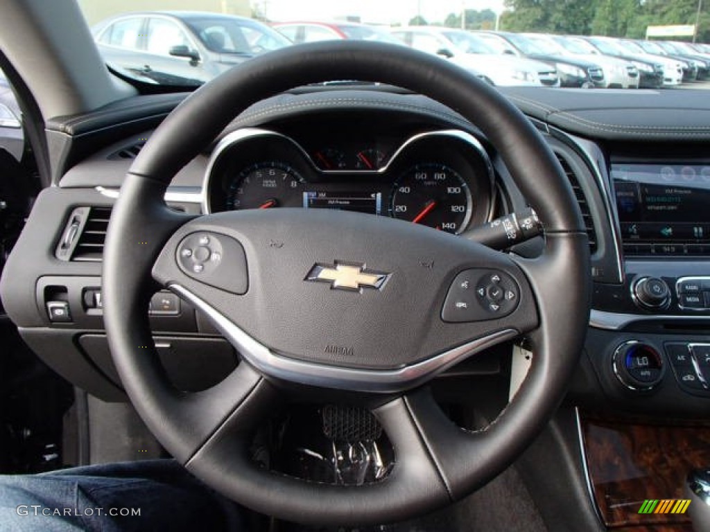 2014 Chevrolet Impala LT Jet Black Steering Wheel Photo #85944453