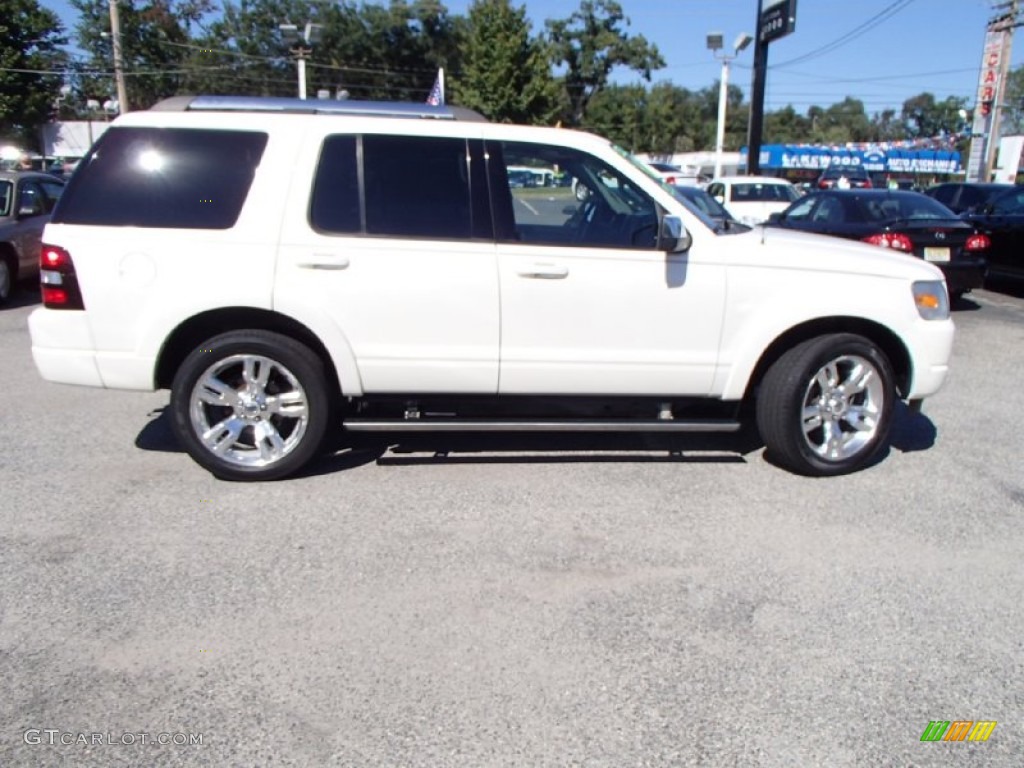 White Sand Tri-Coat Metallic 2009 Ford Explorer Limited Exterior Photo #85944615