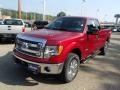 2013 Ruby Red Metallic Ford F150 XLT SuperCab 4x4  photo #4