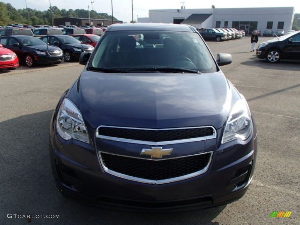 2014 Equinox LS AWD - Atlantis Blue Metallic / Jet Black photo #2