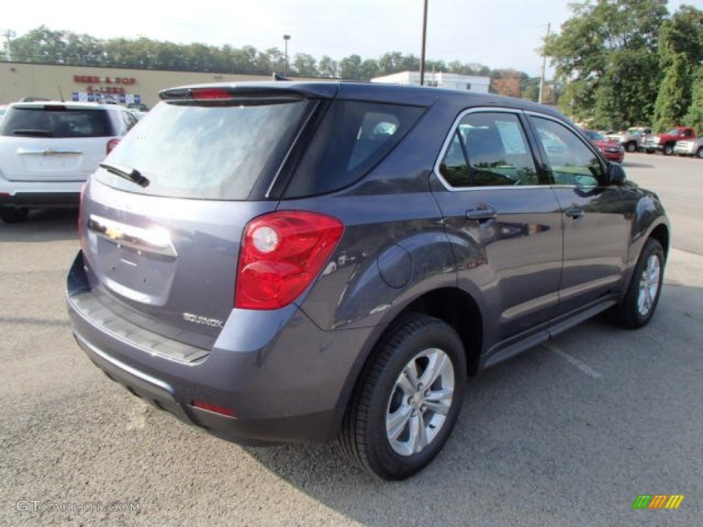 2014 Equinox LS AWD - Atlantis Blue Metallic / Jet Black photo #5